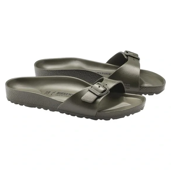 Birkenstock Madrid Essentials Eva Sandals in Khaki Sz 36 Sz 5-5-5 - Picture 6 of 16